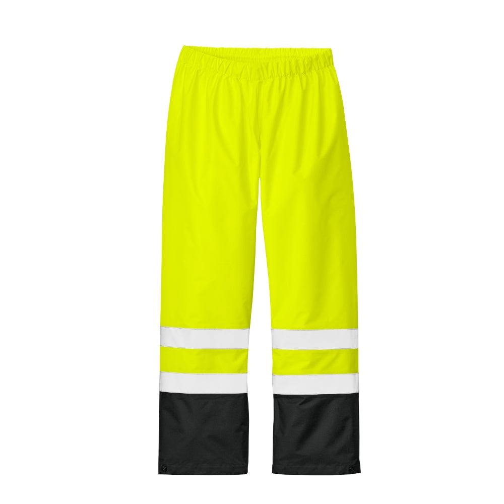 CornerStone® ANSI Class E Pull-On Rain Pant - Safety Yellow/Black