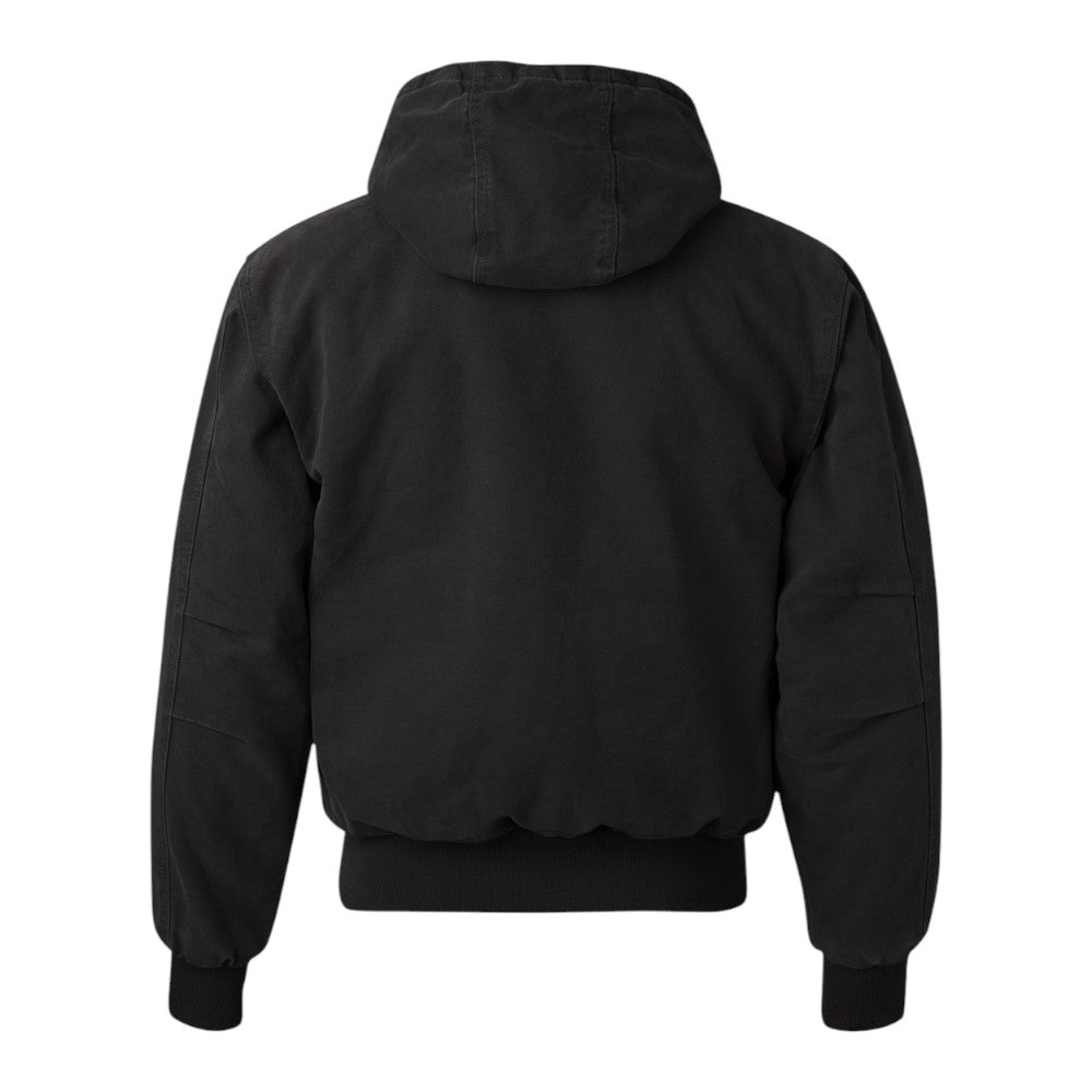 Dri-Duck Men's Cheyenne Boulder Cloth™ Hooded Jacket with Tricot Quilt Lining - Black