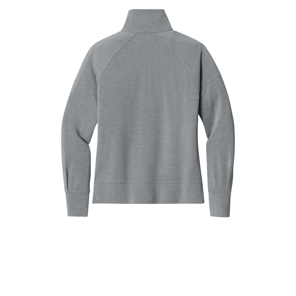 OGIO® Women’s Luuma 1/2-Zip - Petrol Grey Heather