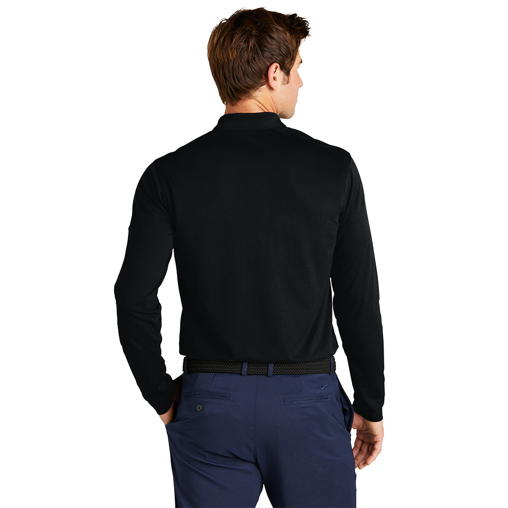Nike Dri-FIT Micro Pique 2.0 Polo Long Sleeve - Black