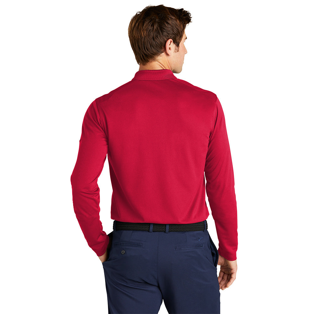 Nike Dri-FIT Micro Pique 2.0 Polo Long Sleeve - Red