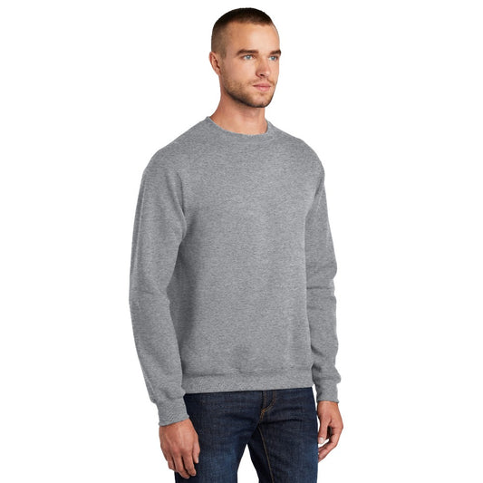 Port & Co™ Essential Fleece Crewneck Sweatshirt - Athletic Heather