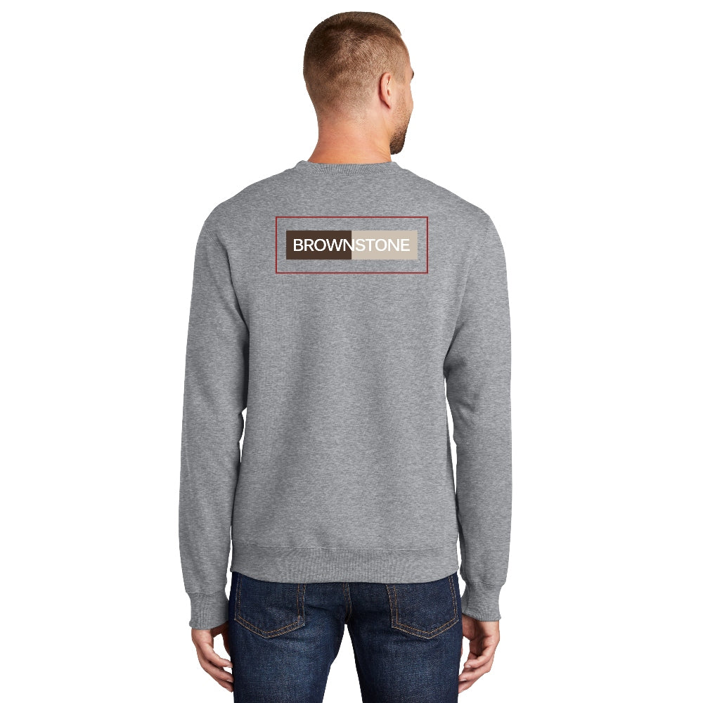 Port & Co™ Essential Fleece Crewneck Sweatshirt - Athletic Heather
