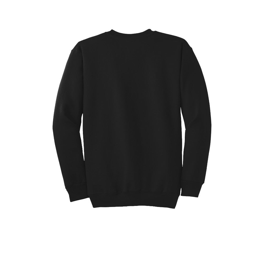 Port & Co™ Essential Fleece Crewneck Sweatshirt - Jet Black