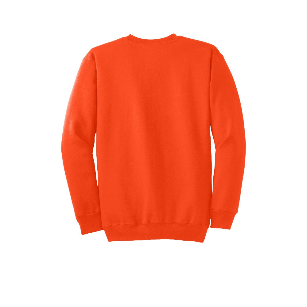 Port & Co™ Essential Fleece Crewneck Sweatshirt - Safety Orange