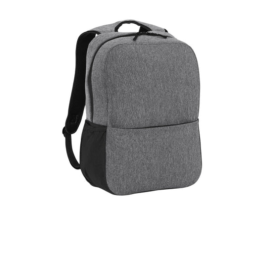 Port Authority® Access Square Backpack - Heather Grey/Black