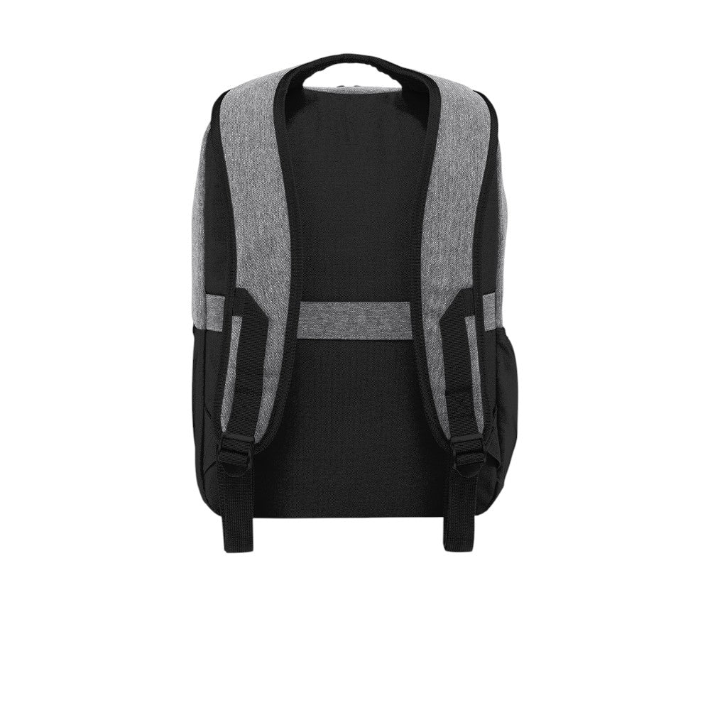 Port Authority® Access Square Backpack - Heather Grey/Black