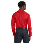 Port Authority® Long Sleeve superPro React™ Twill Shirt - Rich Red