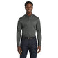 Port Authority® Long Sleeve superPro React™ Twill Shirt - Storm Grey
