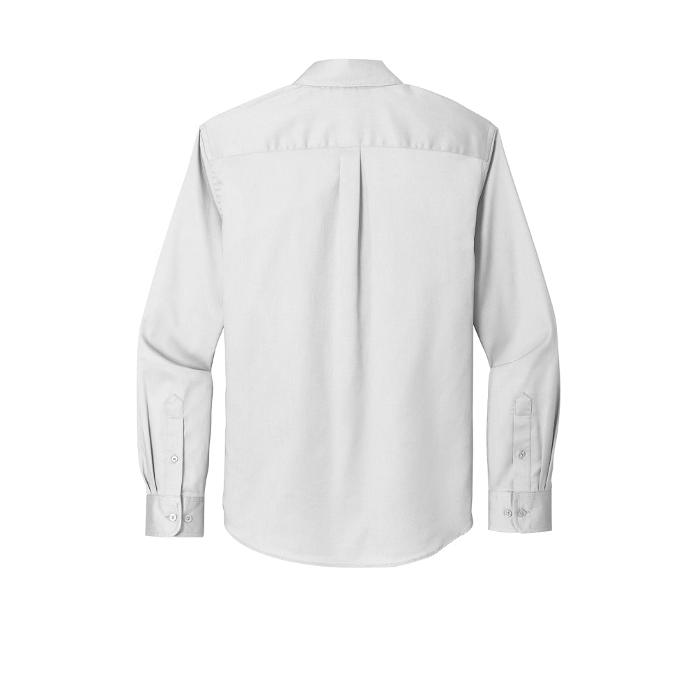 Port Authority® Long Sleeve superPro React™ Twill Shirt - White