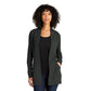 Port Authority® Women's Microterry Cardigan - Charcoal