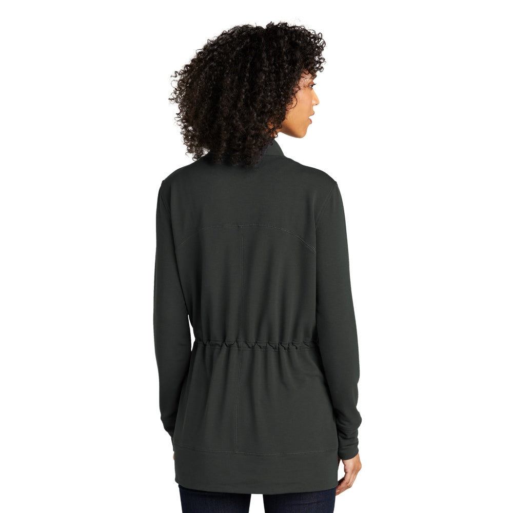 Port Authority® Women's Microterry Cardigan - Charcoal