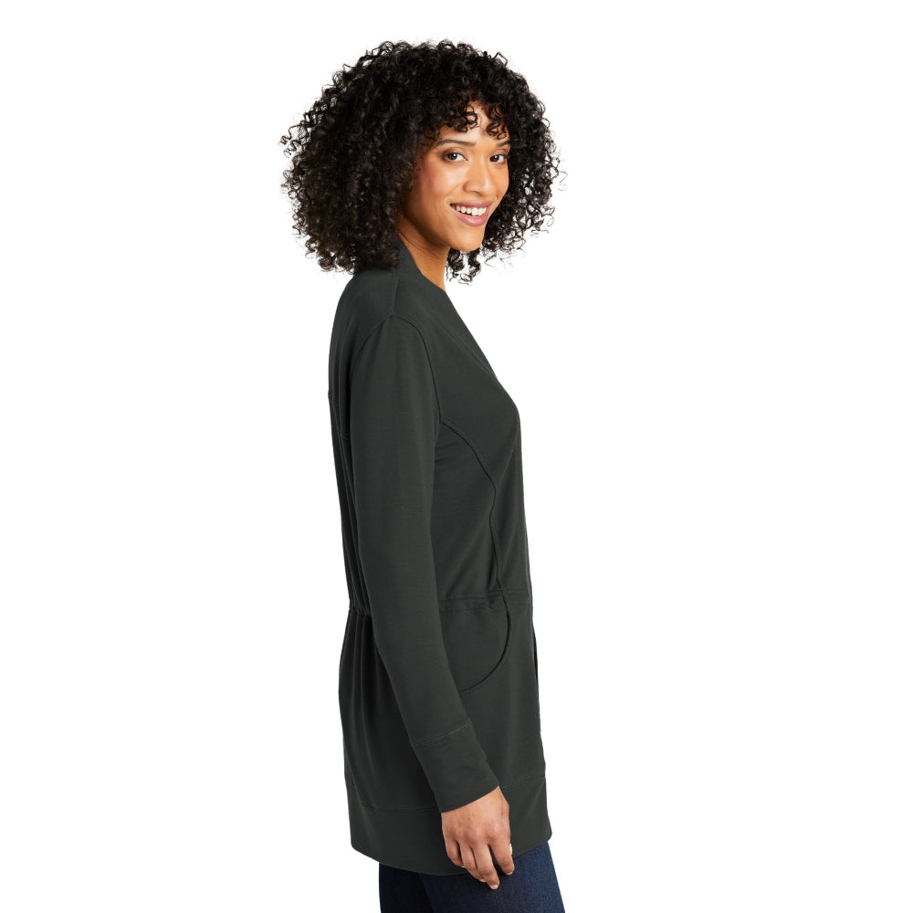 Port Authority® Women's Microterry Cardigan - Charcoal