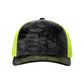 Richardson Printed Five-Panel Trucker 112PF - Kryptek Typhon/Neon Yellow