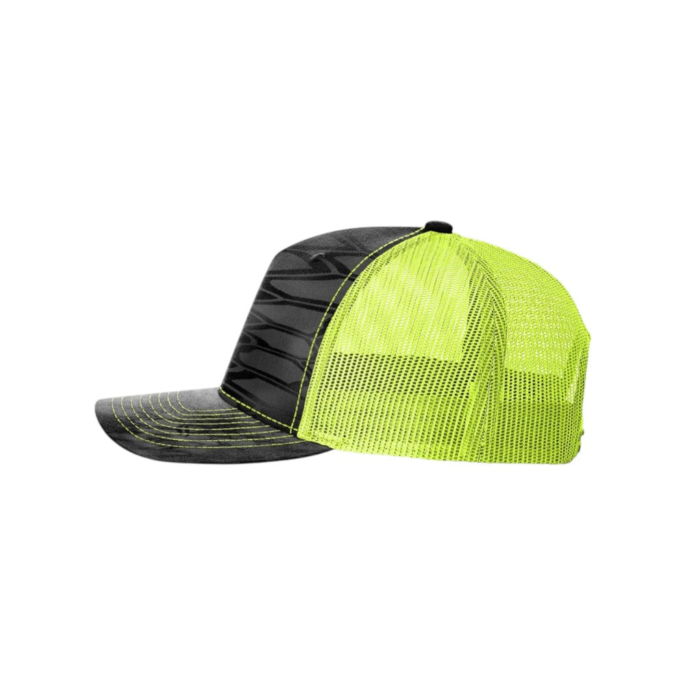 Richardson Printed Five-Panel Trucker 112PF - Kryptek Typhon/Neon Yellow