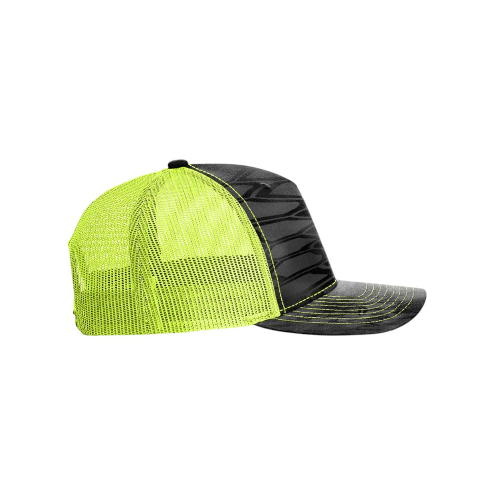 Richardson Printed Five-Panel Trucker 112PF - Kryptek Typhon/Neon Yellow