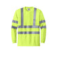 CornerStone® ANSI 107 Class 3 Long Sleeve Snag-Resistant Reflective T-Shirt - Safety Yellow