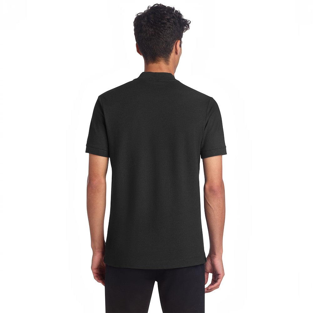 Mercer+Mettle® Stretch Pique Henley - Black