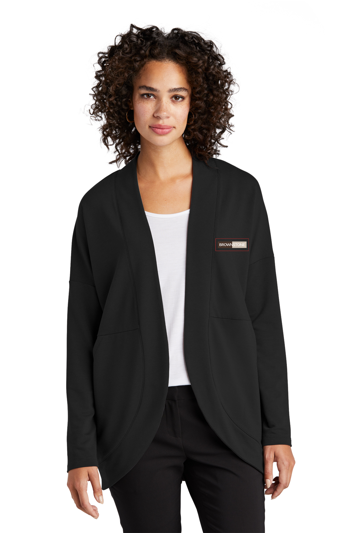Mercer+Mettle® Women’s Stretch Open-Front Cardigan - Black