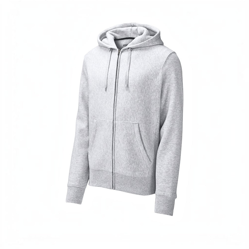 Sport-Tek® Super Heavyweight Full-Zip Hooded Sweatshirt - Athletic Heather