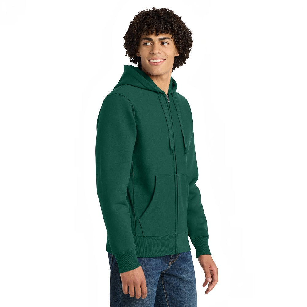 Sport-Tek® Super Heavyweight Full-Zip Hooded Sweatshirt - Dark Green