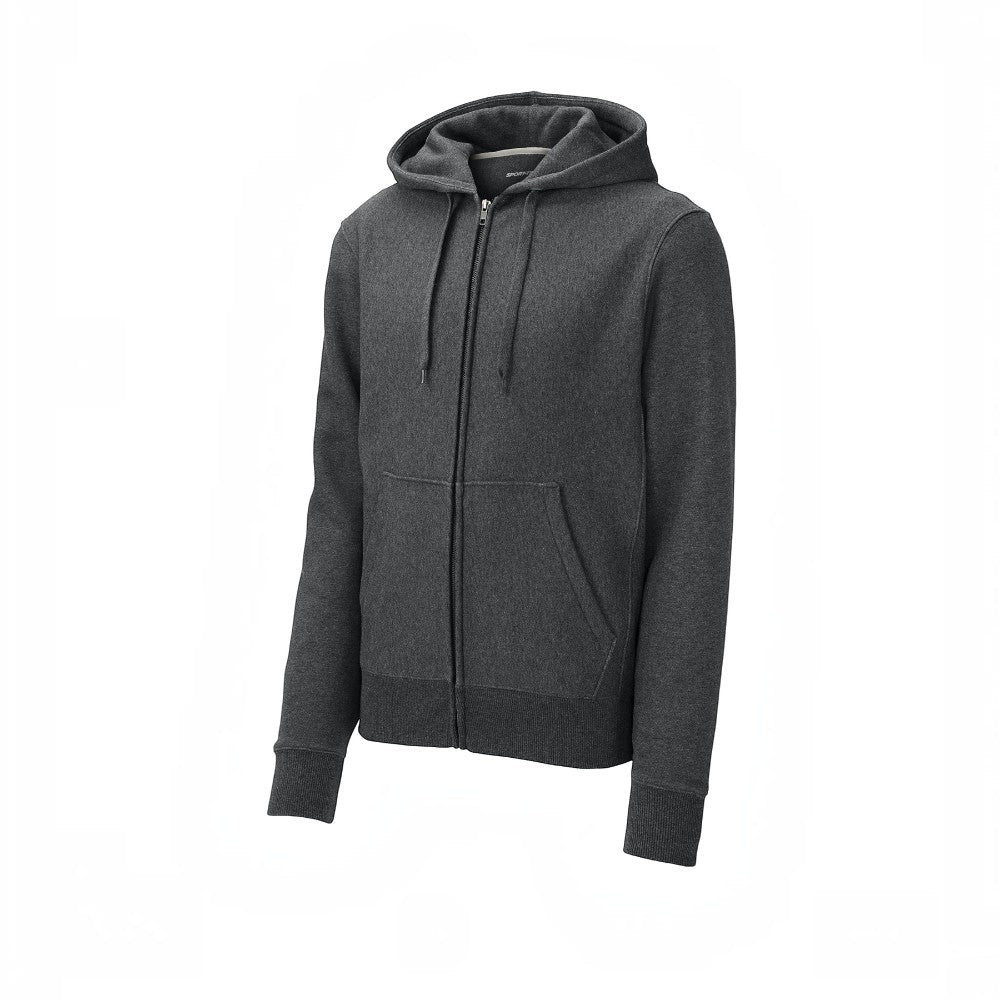 Sport-Tek® Super Heavyweight Full-Zip Hooded Sweatshirt - Graphite Heather