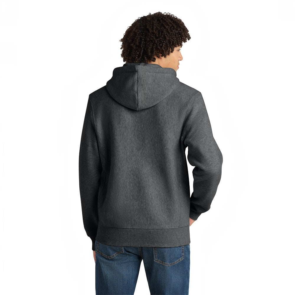 Sport-Tek® Super Heavyweight Full-Zip Hooded Sweatshirt - Graphite Heather