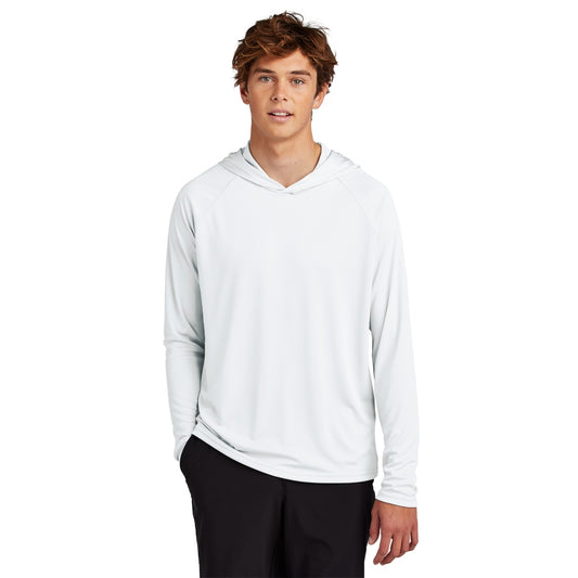 Port & Co™ Performance Pullover Hooded Tee - White