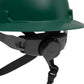 3968 | Raptor Type 2 Class E Full Brim Safety Helmet W/ Chin Strap - Dark Green