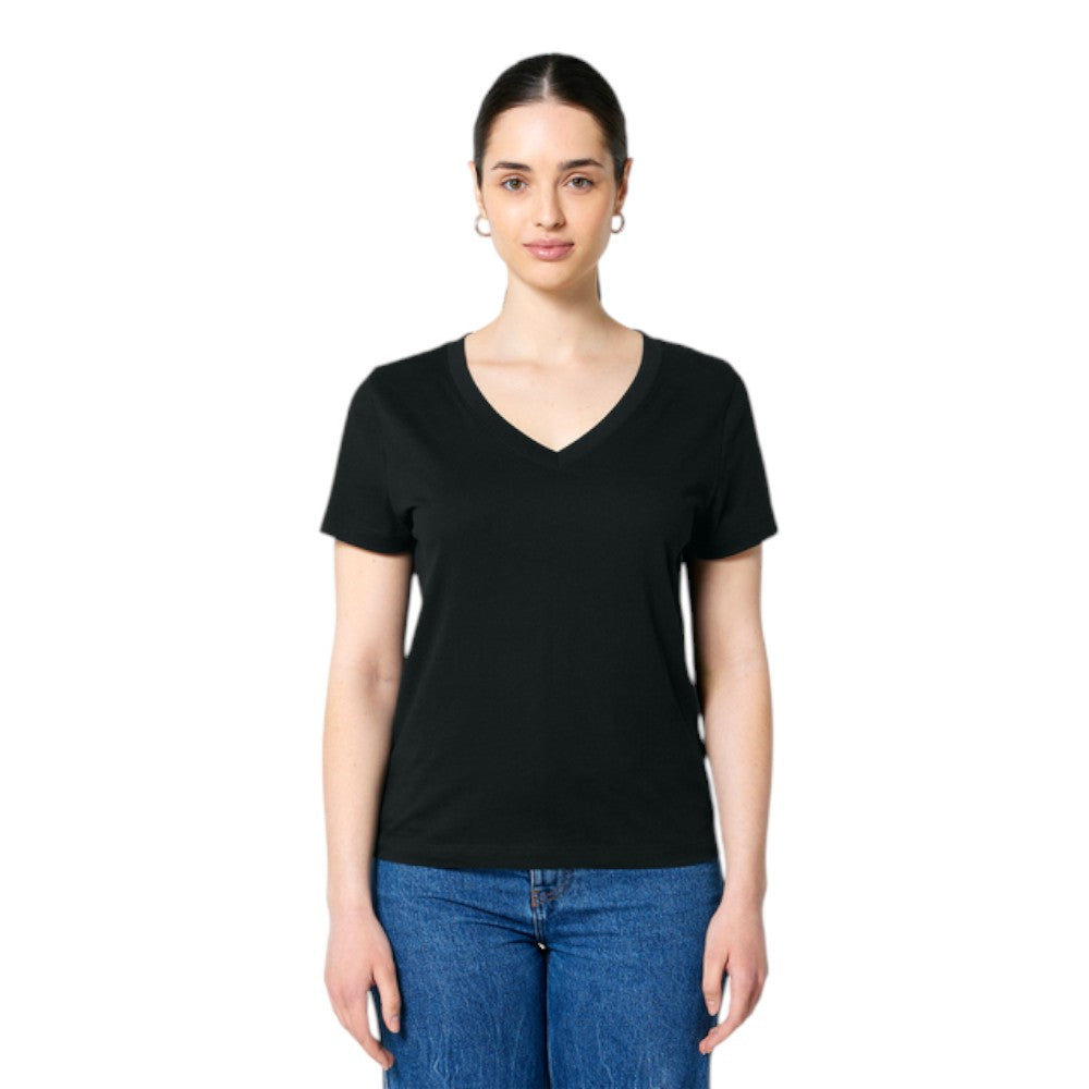 Stanley/Stella® Women’s Stella Isla V-Neck Tee - Black