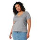 Stanley/Stella® Women’s Stella Isla V-Neck Tee - Heather Grey