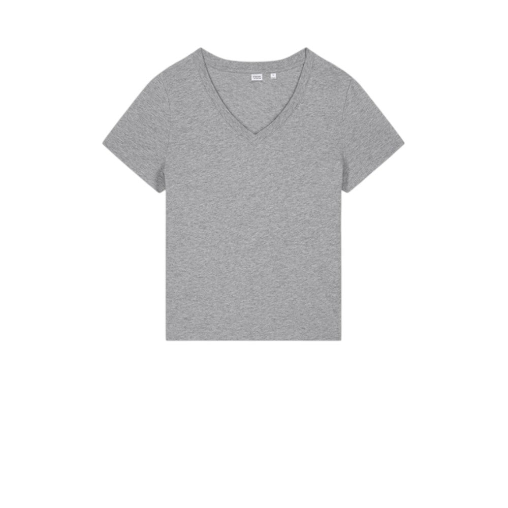 Stanley/Stella® Women’s Stella Isla V-Neck Tee - Heather Grey