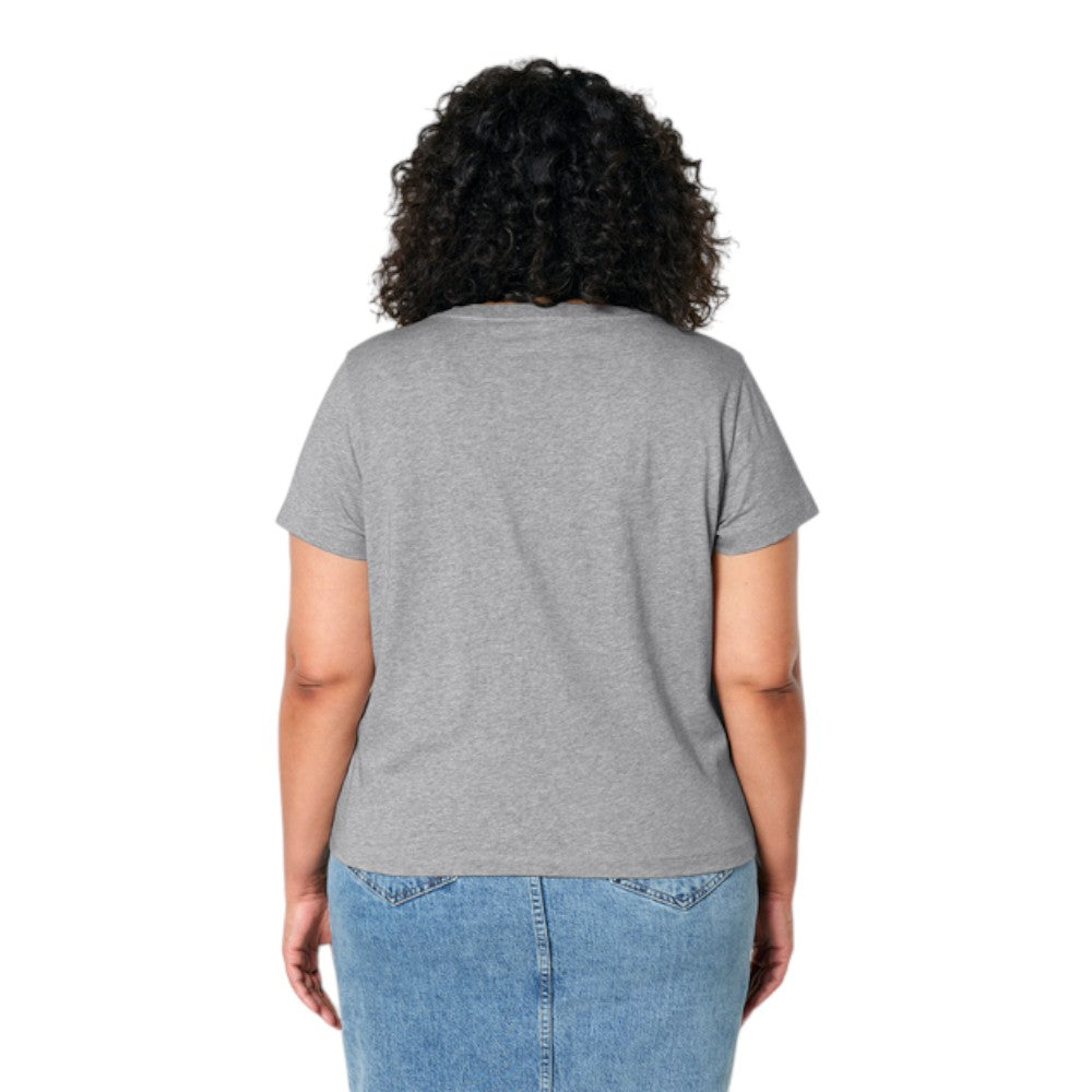 Stanley/Stella® Women’s Stella Isla V-Neck Tee - Heather Grey