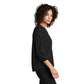 Mercer+Mettle® Women's Stretch Crepe 3/4-Sleeve Blouse - Deep Black