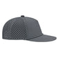 5 Panel Laser Perforated Performance Golf Rope Hat - Charcoal/Charcoal