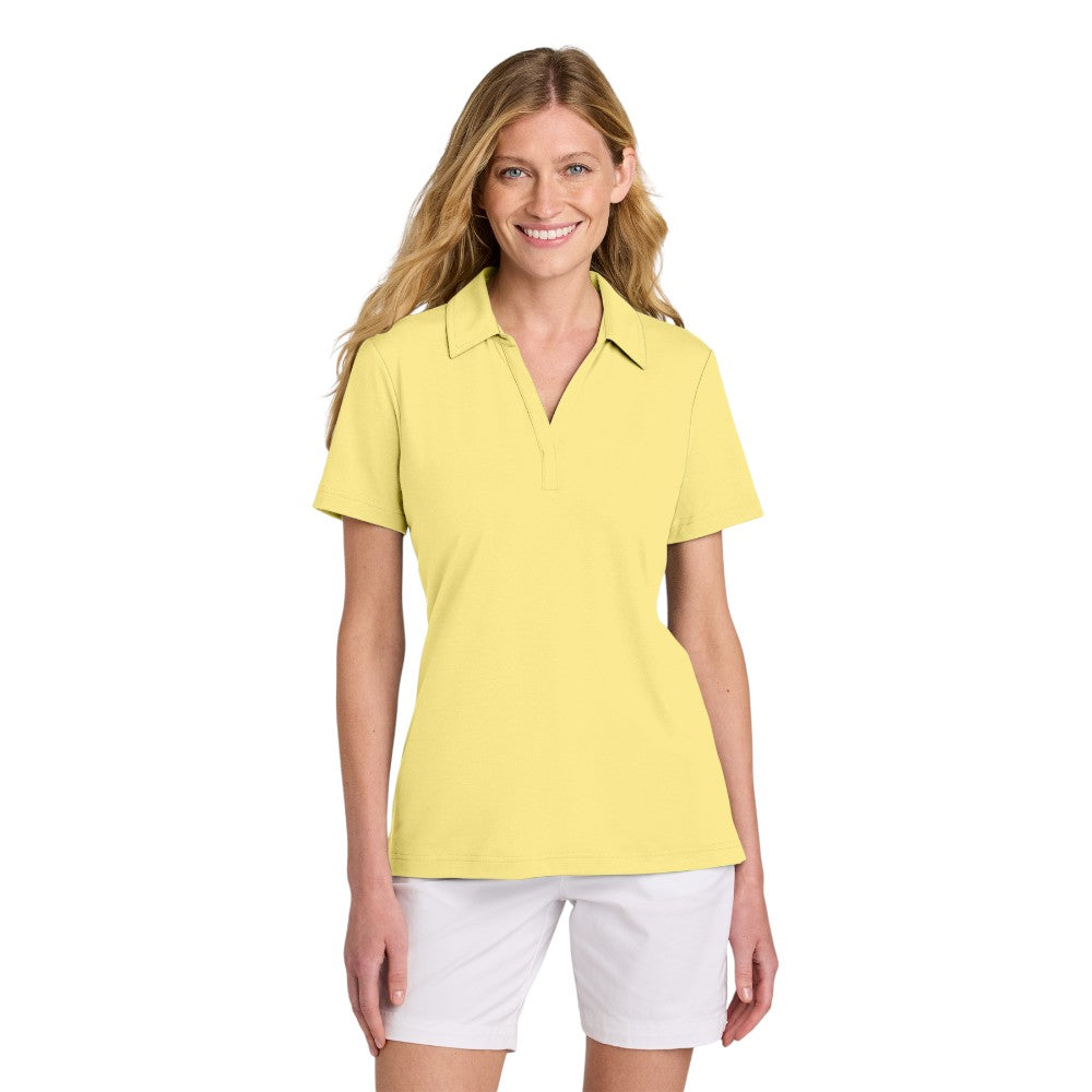 TravisMathew Women’s Glenview Solid Polo - Pale Yellow