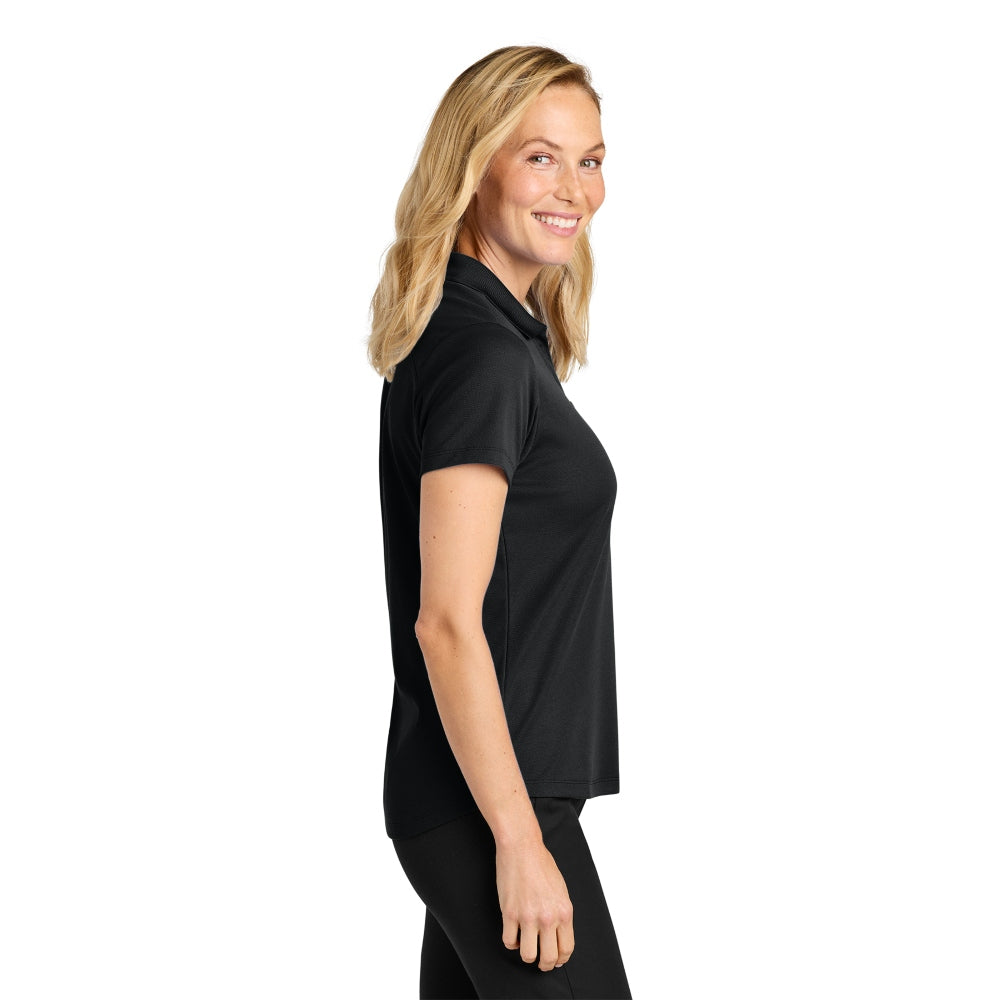 Port Authority® Women’s Plaited Pique Polo - Deep Black