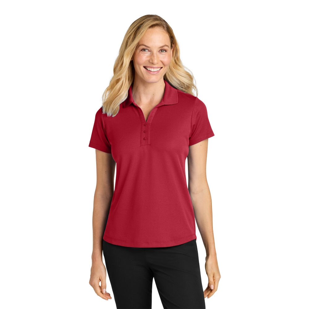 Port Authority® Women’s Plaited Pique Polo - Rich Red