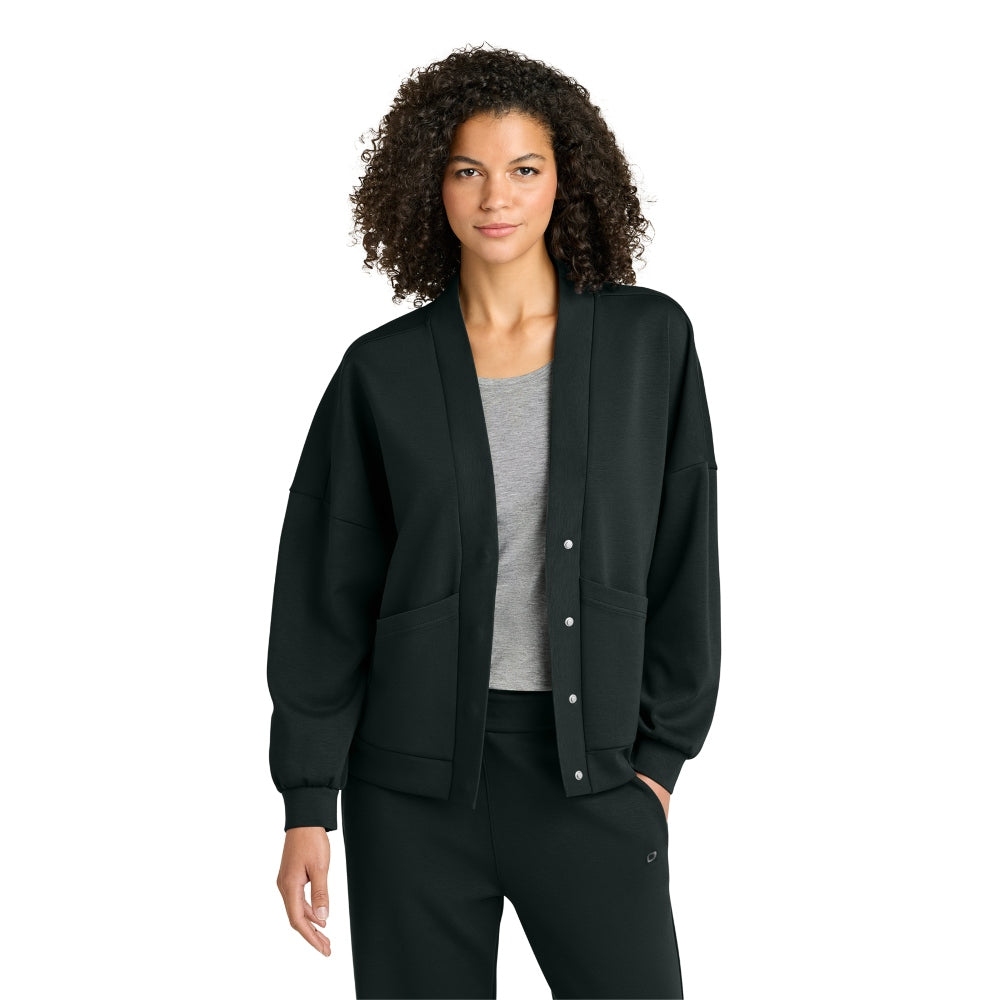 OGIO® Women’s Transcend Cardigan - Blacktop
