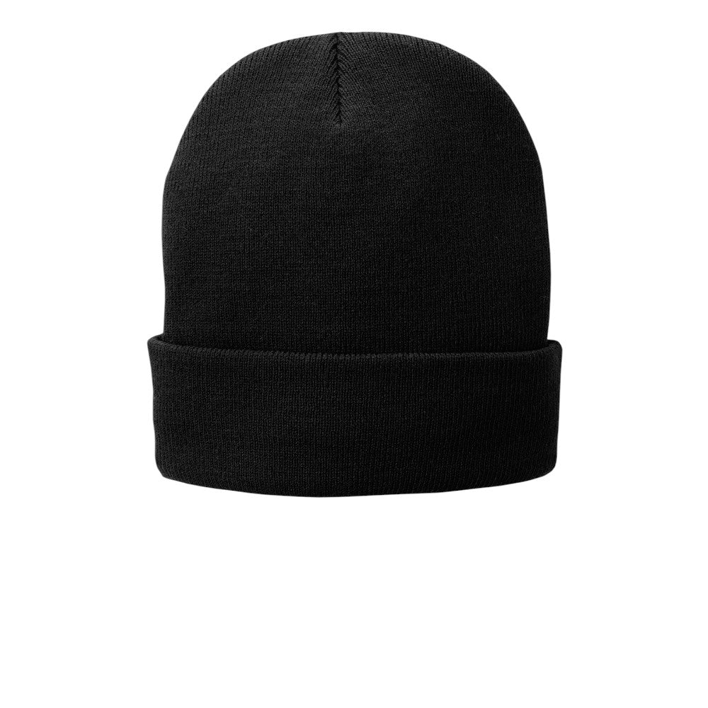 Port Authority® Fleece-Lined Knit Cap - Black