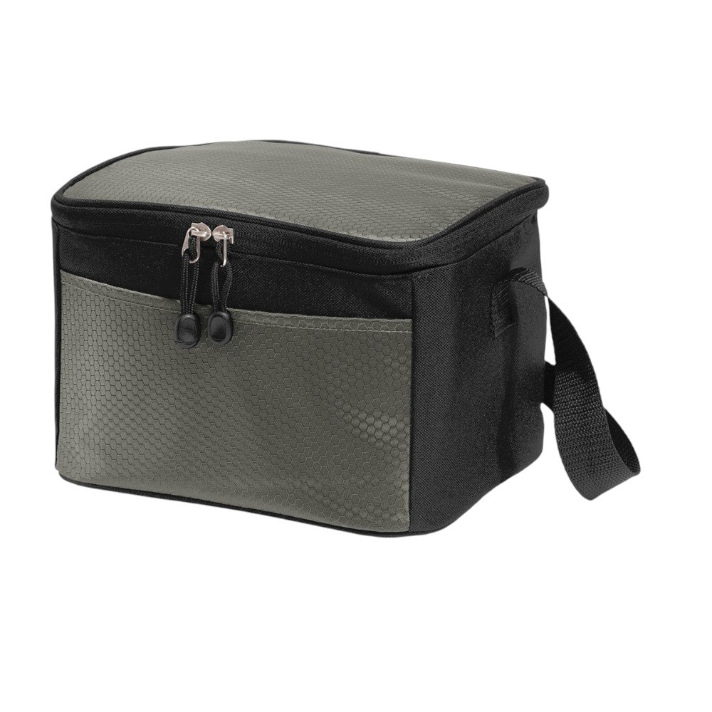 Port Authority® 6-Can Cube Cooler - Grey/Black