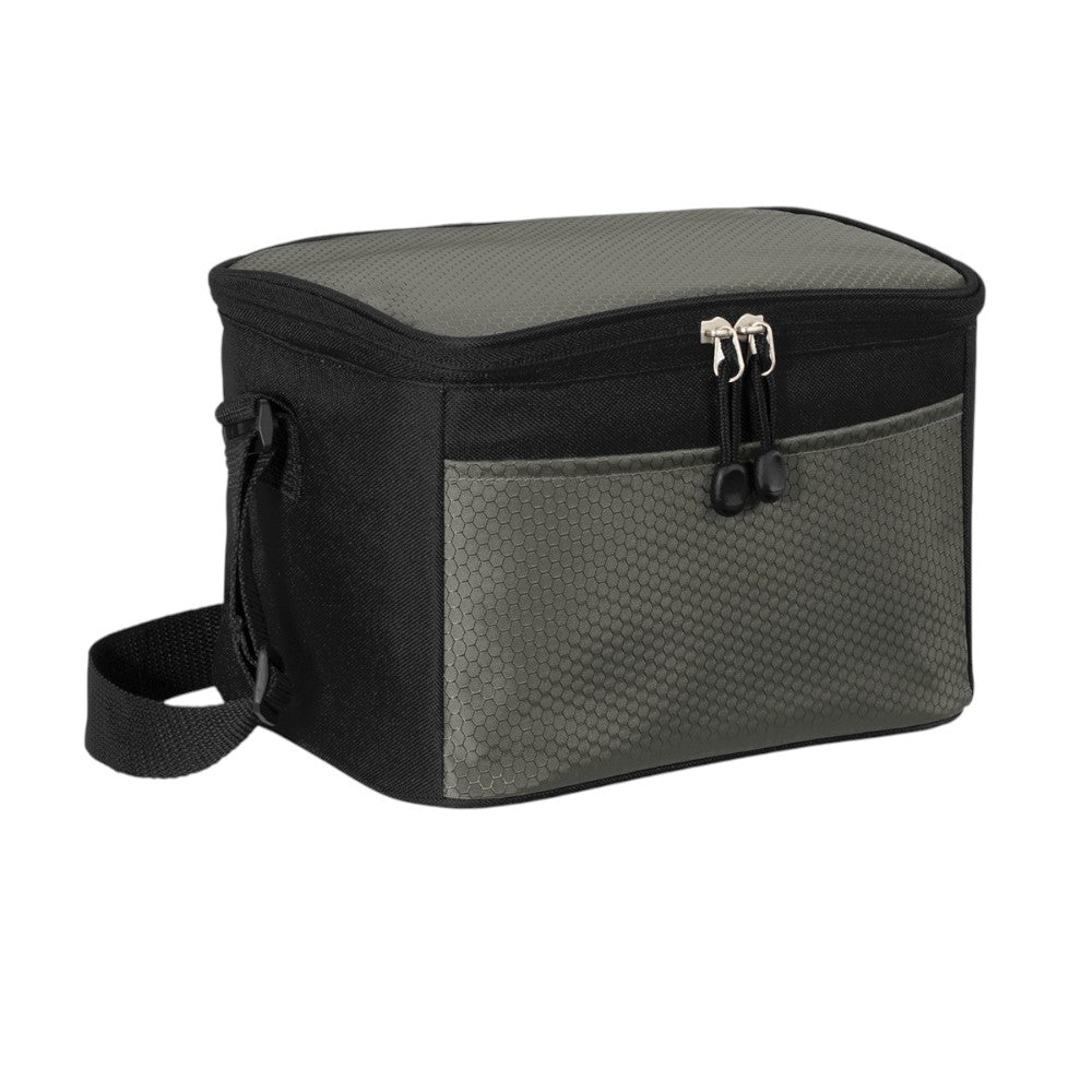 Port Authority® 6-Can Cube Cooler - Grey/Black