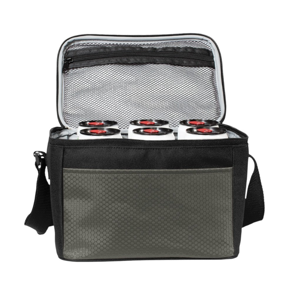 Port Authority® 6-Can Cube Cooler - Grey/Black