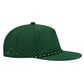 5 Panel Laser Perforated Performance Golf Rope Hat - Green/Green/White