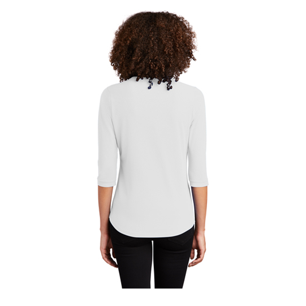 OGIO® Women's Jewel Henley - White