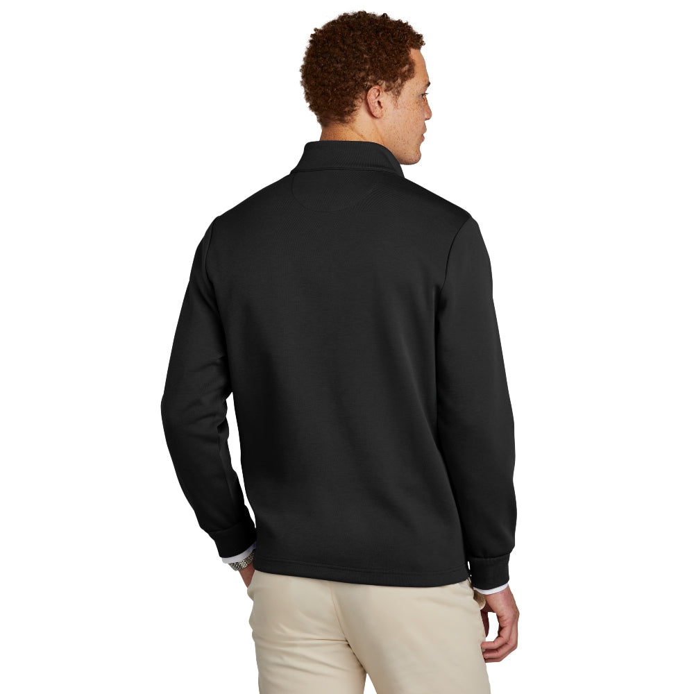 Brooks Brothers® Double-Knit 1/4-Zip - Deep Black