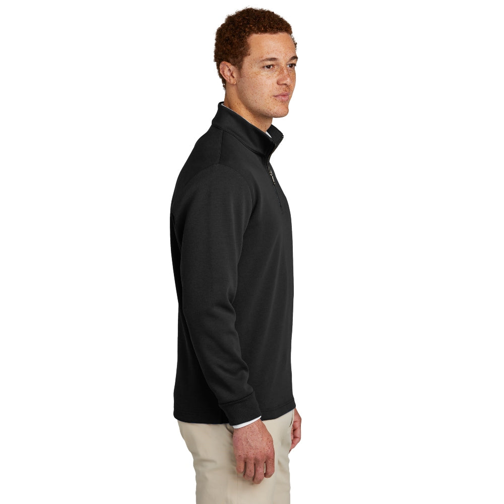 Brooks Brothers® Double-Knit 1/4-Zip - Deep Black