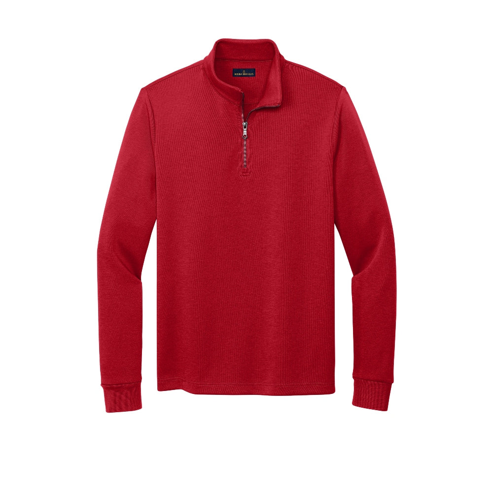 Brooks Brothers® Double-Knit 1/4-Zip - Rich Red