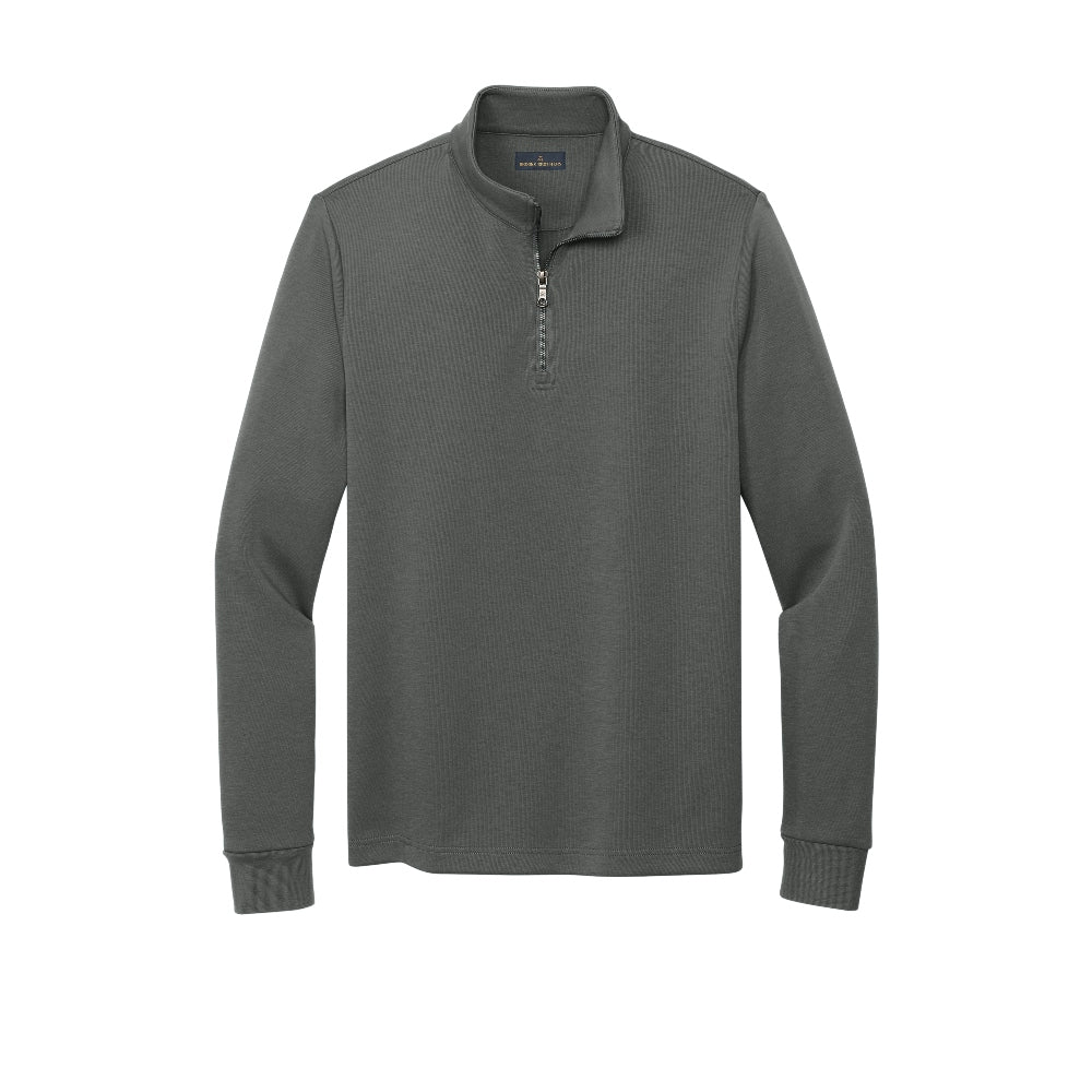 Brooks Brothers® Double-Knit 1/4-Zip - Windsor Grey