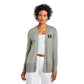 Brooks Brothers® Women’s Cotton Stretch Long Cardigan Sweater - Light Shadow Grey Heather